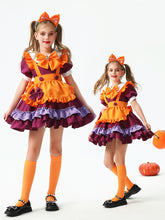 Robe citrouille Lolita pour Halloween pour enfants